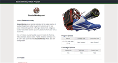 Desktop Screenshot of homerunmonkey.affiliatetechnology.com