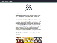 Tablet Screenshot of jibjab.affiliatetechnology.com