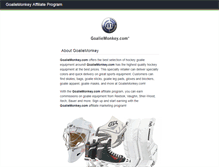 Tablet Screenshot of goaliemonkey.affiliatetechnology.com